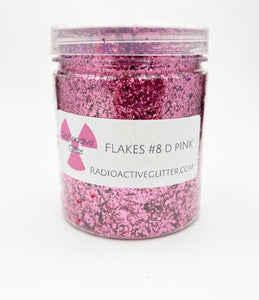 G1093 Flakes 8 Dark Pink