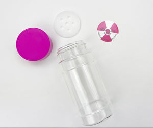 Shaker With Pink or Black Lid