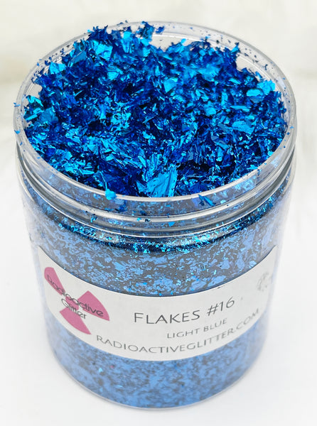 G0766 Flakes 16 Light Blue