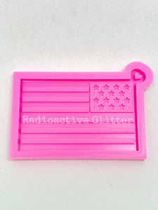 271 USA Flag Silicone Mold