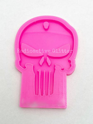 222 Skull Silicone Mold