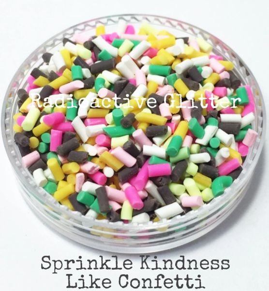 G0316 Sprinkle Kindness Like Confetti - Faux Craft Toppings ...