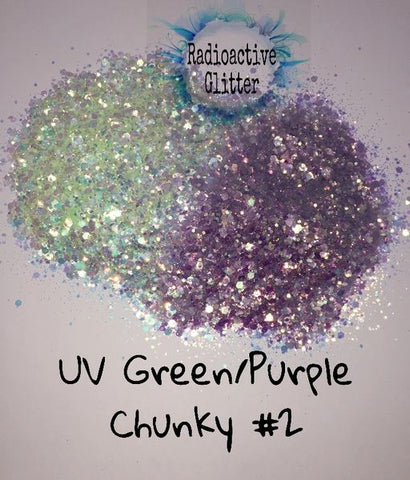 G0474 UV 02 Chunky Green/Purple