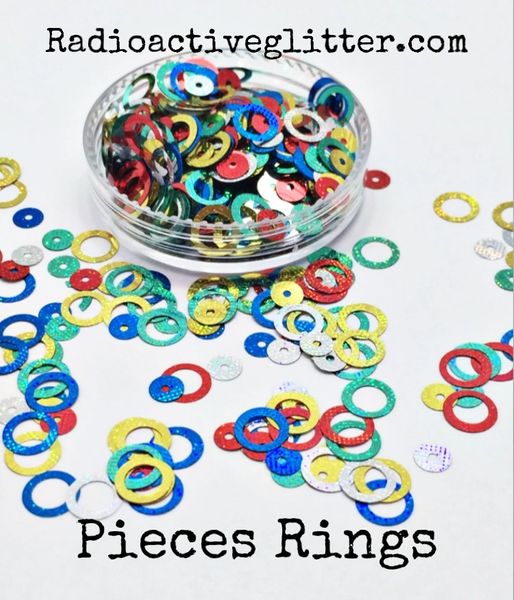 G0136 Pieces Bubble Rings