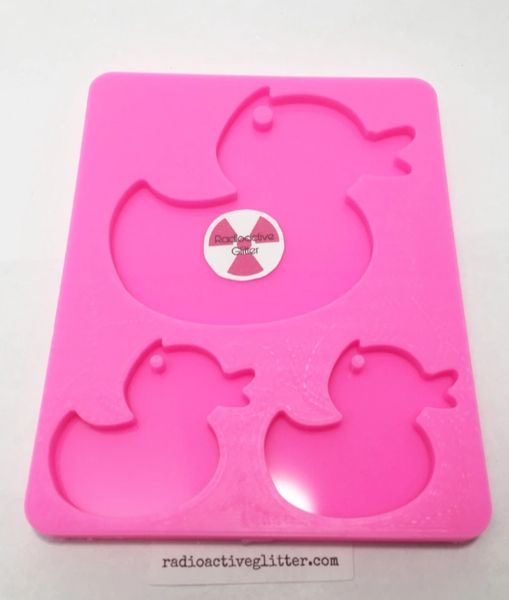 152 Duck Family Silicone Mold