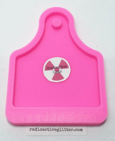 153 Cow Tag  Silicone Mold