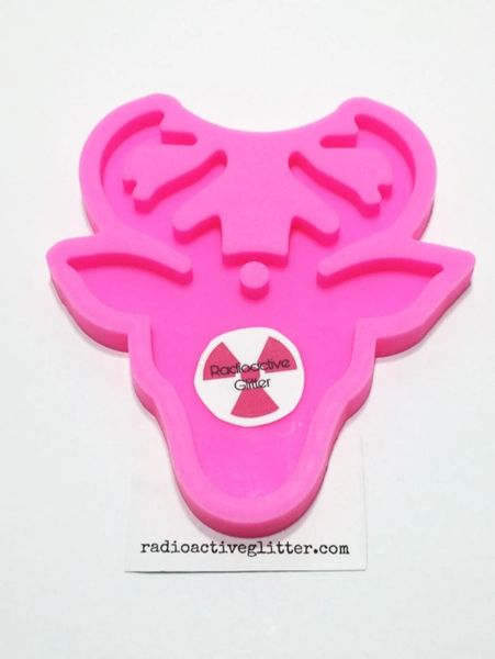 099 Deer Head Silicone Mold